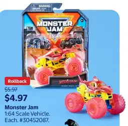 Walmart Monster Jam 1:64 Scale Vehicle. offer