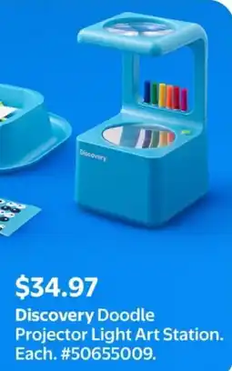 Walmart Discovery Doodle Projector Light Art Station. offer