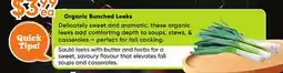 Healthy Planet Organic Bunched Leeks offer