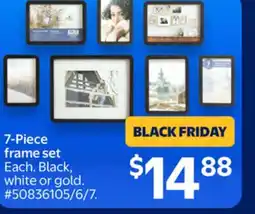 Walmart 7-Piece frame set offer