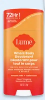 Walmart Lume whole body deodorant offer