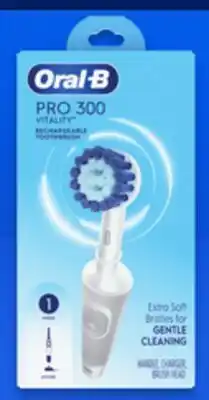 Walmart Pro 300 Rechargeable Toothbrush Replacement Heads 3-Pack offer