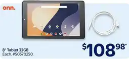 Walmart Onn 8 Tablet 32GB offer
