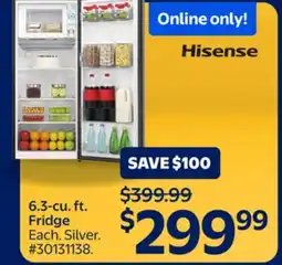 Walmart 6.3-cu. ft. Fridge offer