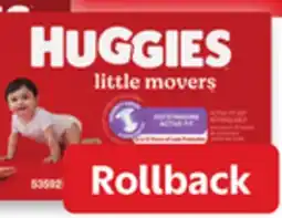 Walmart Huggies mega colossal pack diapers offer