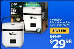 Walmart Rice Robot 1.2-qt. rice cooker offer