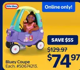 Walmart Little Tikes Bluey Coupe offer