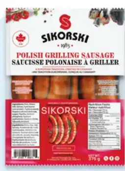 Walmart Sikorski smoked sausages offer