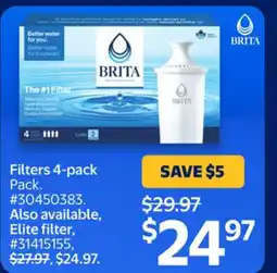 Walmart Filters 4-pack offer