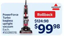 Walmart PowerForce Turbo bagless upright vacuum offer