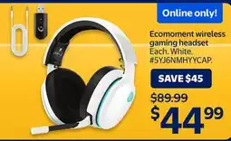 Walmart Ecomoment wireless gaming headset offer