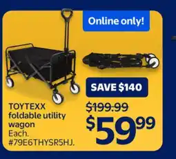 Walmart TOYTEXX Foldable utility Wagon offer