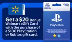 Walmart PlayStation gift card offer
