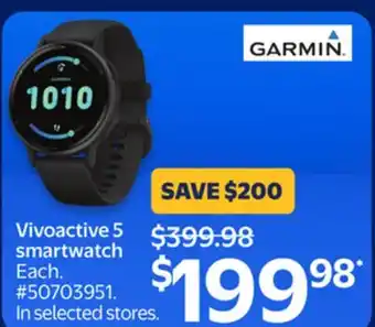 Walmart Vivoactive 5 smartwatch offer