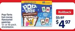 Walmart Pop-Tarts hot cocoa flavoured pastries offer
