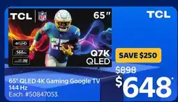 Walmart 65 QLED 4K Gaming Google TV 144Hz offer