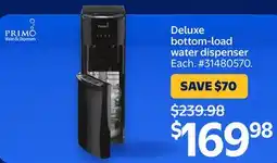 Walmart Deluxe bottom-load water dispenser offer