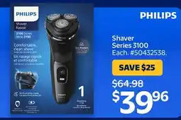 Walmart Shaver Series 3100 offer