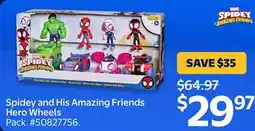 Walmart Spidey and His Amazing Friends Hero Wheels offer