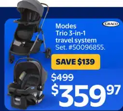 Walmart Modes Trio 3-in-1 travel system offer