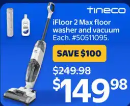 Walmart iFloor 2 Max floor washer ad vacuum offer