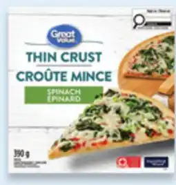 Walmart Great Value crust frozen pizza thin offer