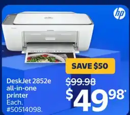 Walmart hp DeskJet 2852e all-in-one printer offer