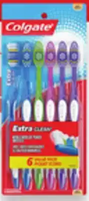 Walmart Colgate Extra Clean Toothbrushes 6-Pack offer