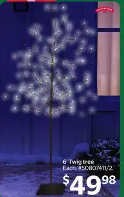 Walmart 6' Twig tree offer