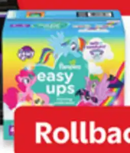 Walmart Pampers superpack Easy Ups training pants offer