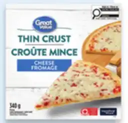 Walmart Great Value thin crust frozen pizza offer