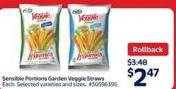 Walmart Selected Portions Garden Veggie Straws offer