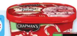 Walmart Chapman's Holiday Moments ice cream tubs offer