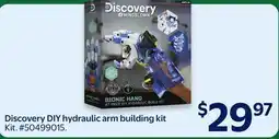 Walmart Discovery DIY hydraulic arm building kit offer