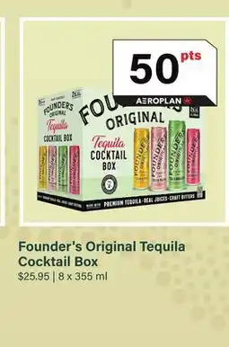 LCBO Founder's Original Tequila Cocktail Box offer