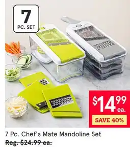 Kitchen Stuff Plus 7 Pc. Chef's Mate Mandoline Set offer