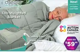 Showcase 12lb Weighted Blanket Cooling Side offer