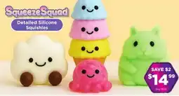 Showcase SqueezeSquad Silicone Squishies offer