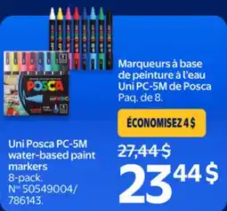 Walmart Uni Posca PC-5M water-based paint marker offer
