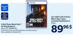 Walmart Call of Duty: Black Ops7 for Playstation 5 offer