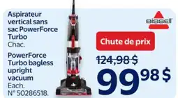 Walmart Bissell PowerForce Turbo bagless upright vacuum offer