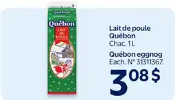Walmart Québon eggnog offer
