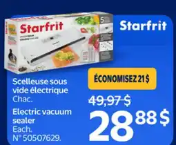 Walmart Starfrit Electric vacuum sealer offer