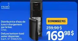 Walmart PRIMO Deluxe bottom-load water dispenser offer