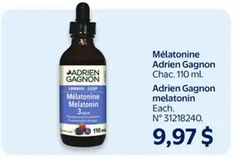 Walmart Adrien Gagnon melatonin offer