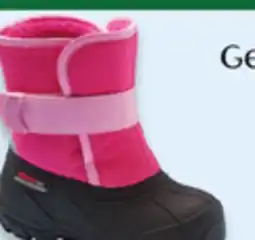 Walmart George Toddler's winter boots offer