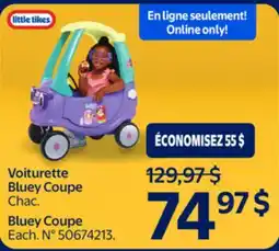 Walmart Bluey Coupe offer