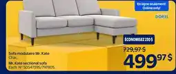 Walmart DOREL Mr. Kate sectional soda offer