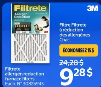 Walmart Filtrete allergens reduction furnace filters offer