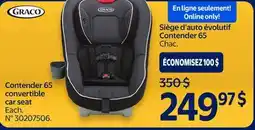 Walmart Contender convertible car seat offer